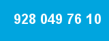 928 049 76 10 928 049 76 10